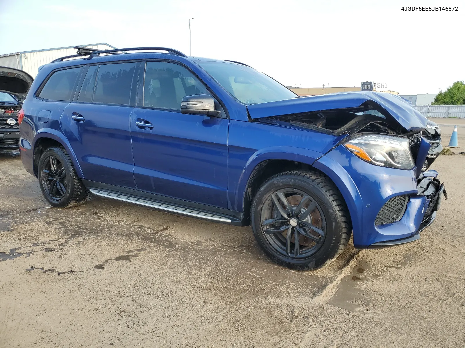 2018 Mercedes-Benz Gls 450 4Matic VIN: 4JGDF6EE5JB146872 Lot: 62711224