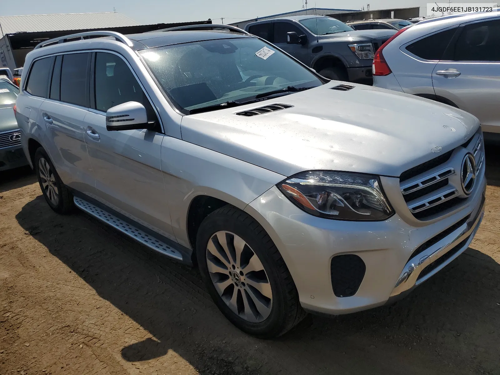 2018 Mercedes-Benz Gls 450 4Matic VIN: 4JGDF6EE1JB131723 Lot: 66036174