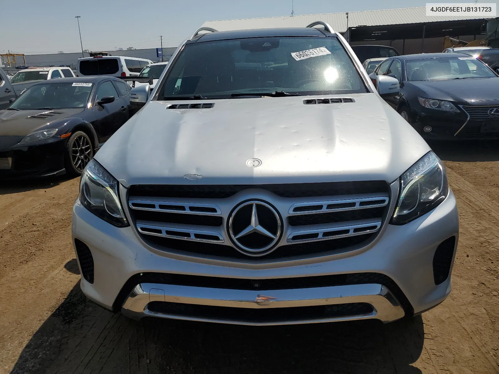 2018 Mercedes-Benz Gls 450 4Matic VIN: 4JGDF6EE1JB131723 Lot: 66036174