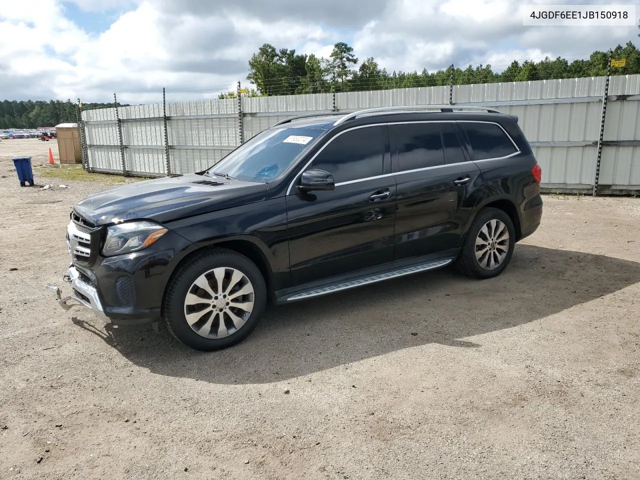 2018 Mercedes-Benz Gls 450 4Matic VIN: 4JGDF6EE1JB150918 Lot: 67953274