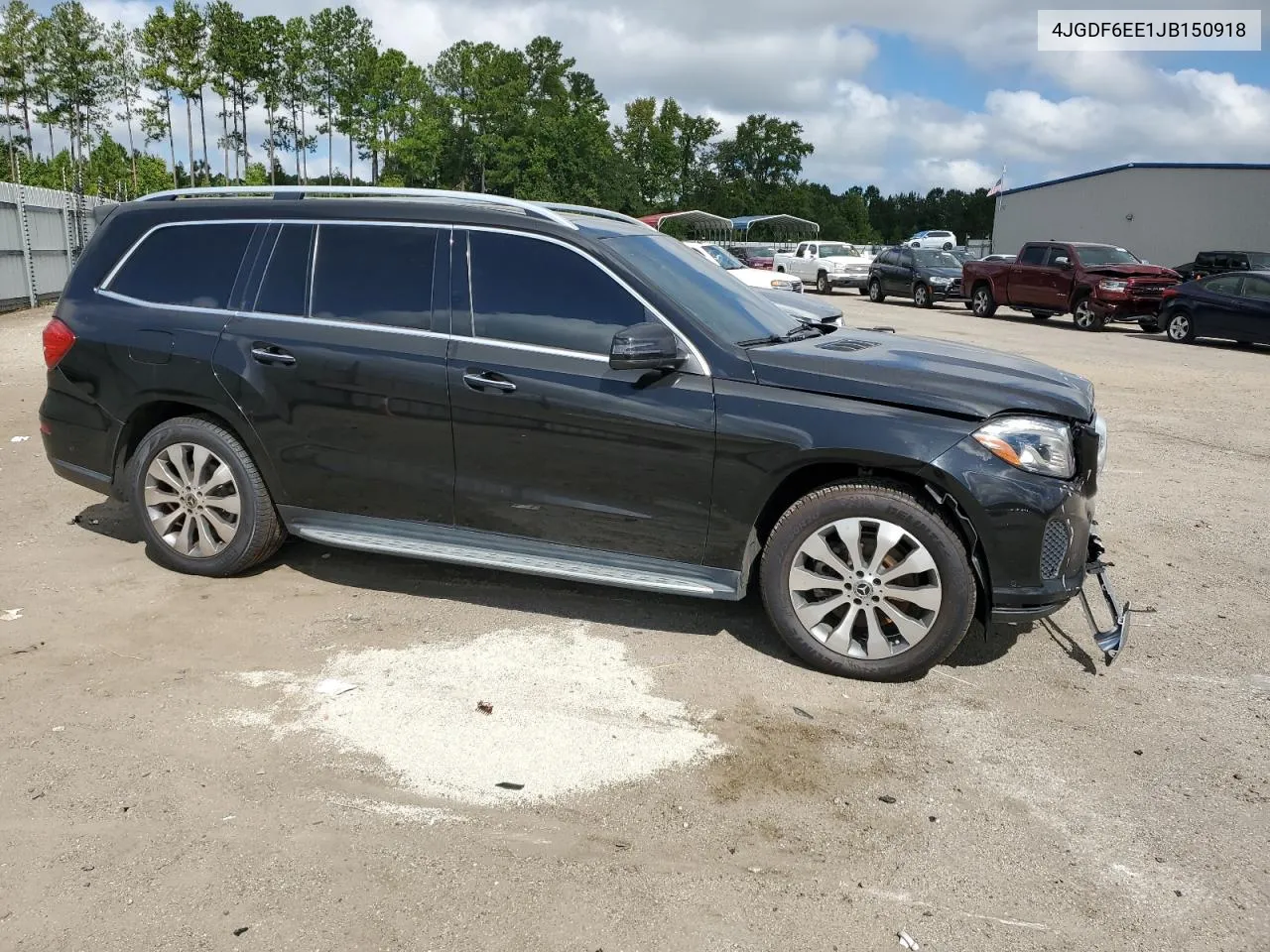 2018 Mercedes-Benz Gls 450 4Matic VIN: 4JGDF6EE1JB150918 Lot: 67953274