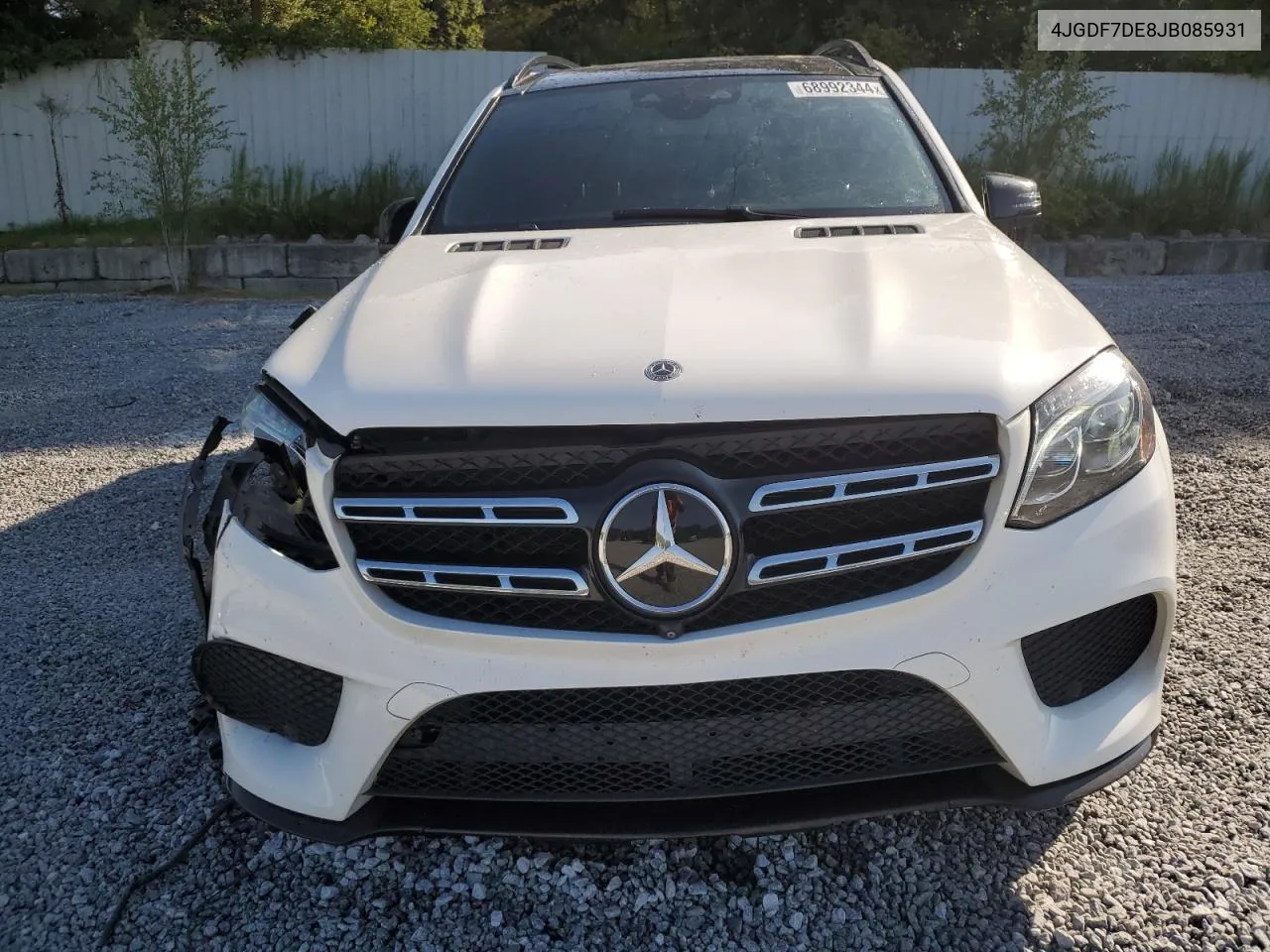 2018 Mercedes-Benz Gls 550 4Matic VIN: 4JGDF7DE8JB085931 Lot: 68992344