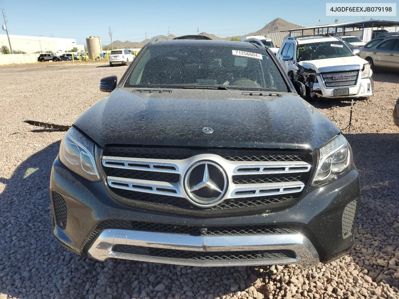 2018 Mercedes-Benz Gls 450 4Matic VIN: 4JGDF6EEXJB079198 Lot: 71256604