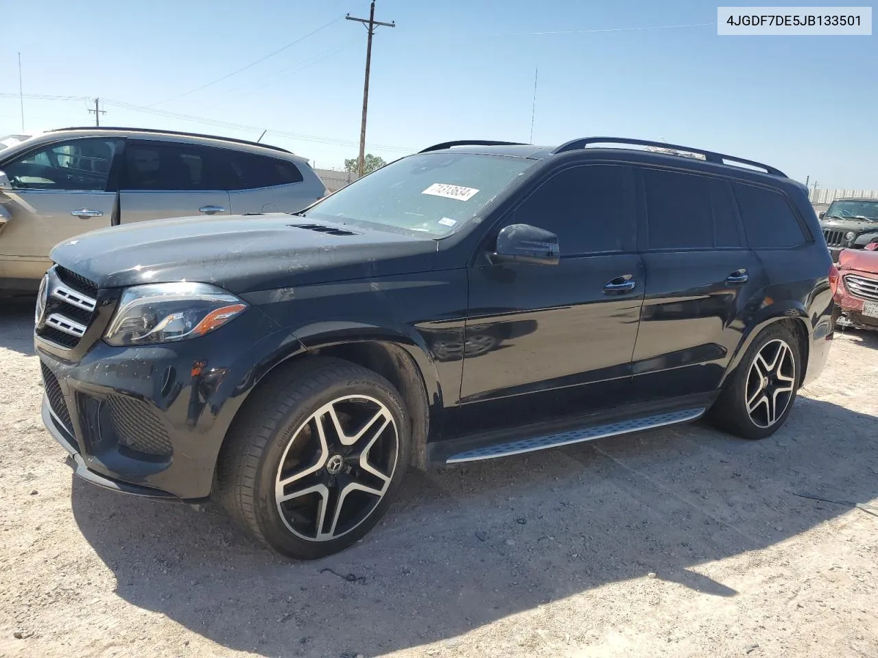 2018 Mercedes-Benz Gls 550 4Matic VIN: 4JGDF7DE5JB133501 Lot: 71313634