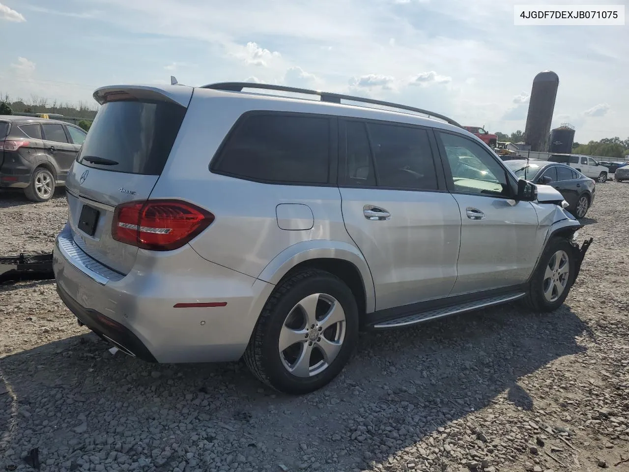 2018 Mercedes-Benz Gls 550 4Matic VIN: 4JGDF7DEXJB071075 Lot: 71783774