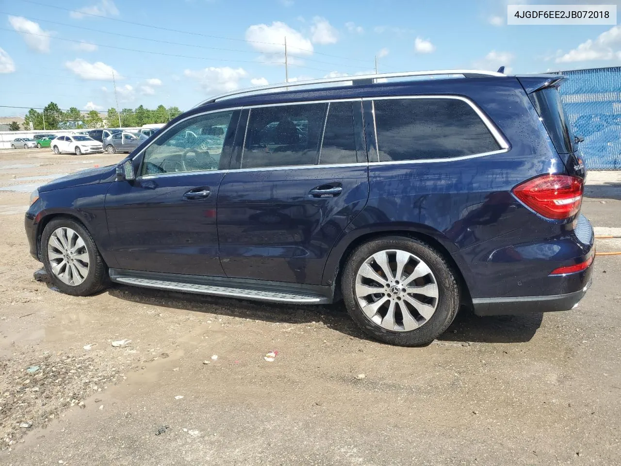 2018 Mercedes-Benz Gls 450 4Matic VIN: 4JGDF6EE2JB072018 Lot: 72327534