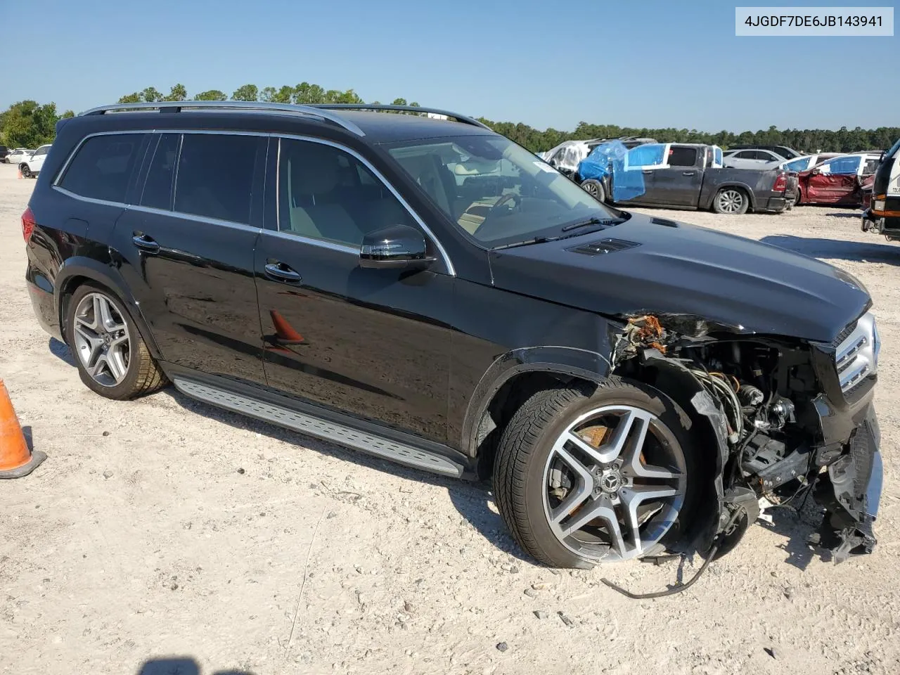 2018 Mercedes-Benz Gls 550 4Matic VIN: 4JGDF7DE6JB143941 Lot: 72722564