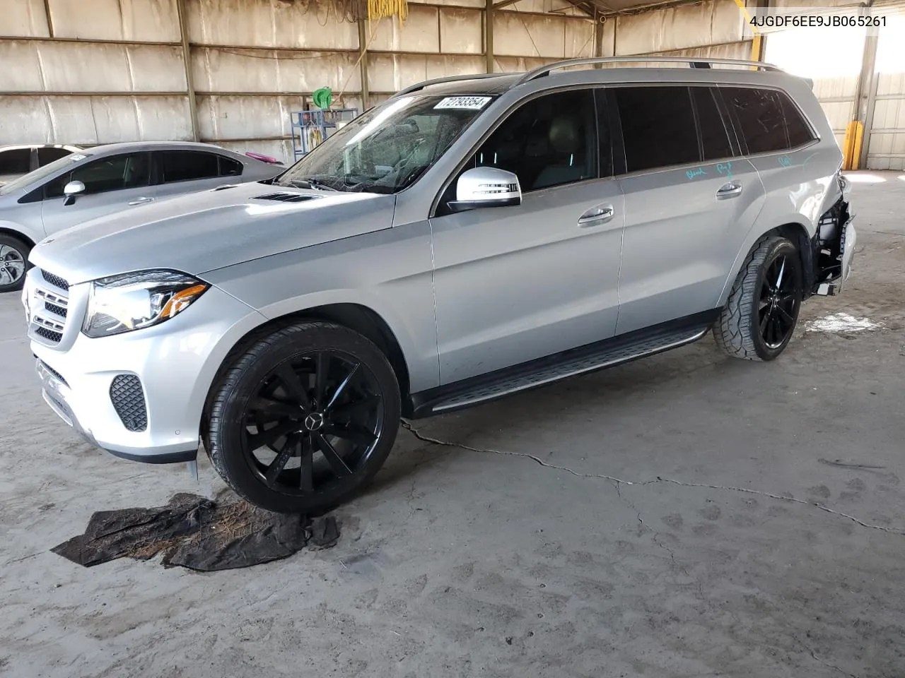 2018 Mercedes-Benz Gls 450 4Matic VIN: 4JGDF6EE9JB065261 Lot: 72793354