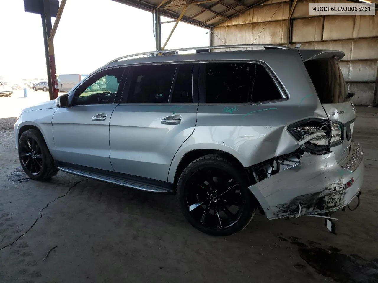 2018 Mercedes-Benz Gls 450 4Matic VIN: 4JGDF6EE9JB065261 Lot: 72793354