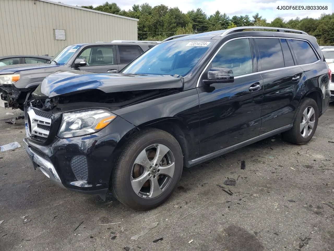 2018 Mercedes-Benz Gls 450 4Matic VIN: 4JGDF6EE9JB033068 Lot: 73514724