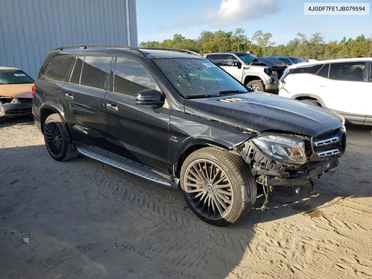 2018 Mercedes-Benz Gls 63 Amg 4Matic VIN: 4JGDF7FE1JB079594 Lot: 74465294