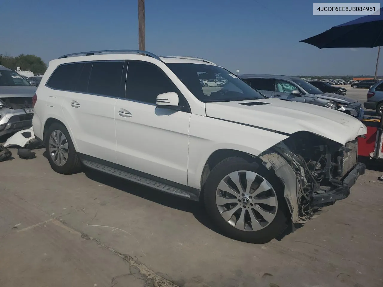 2018 Mercedes-Benz Gls 450 4Matic VIN: 4JGDF6EE8JB084951 Lot: 74625184