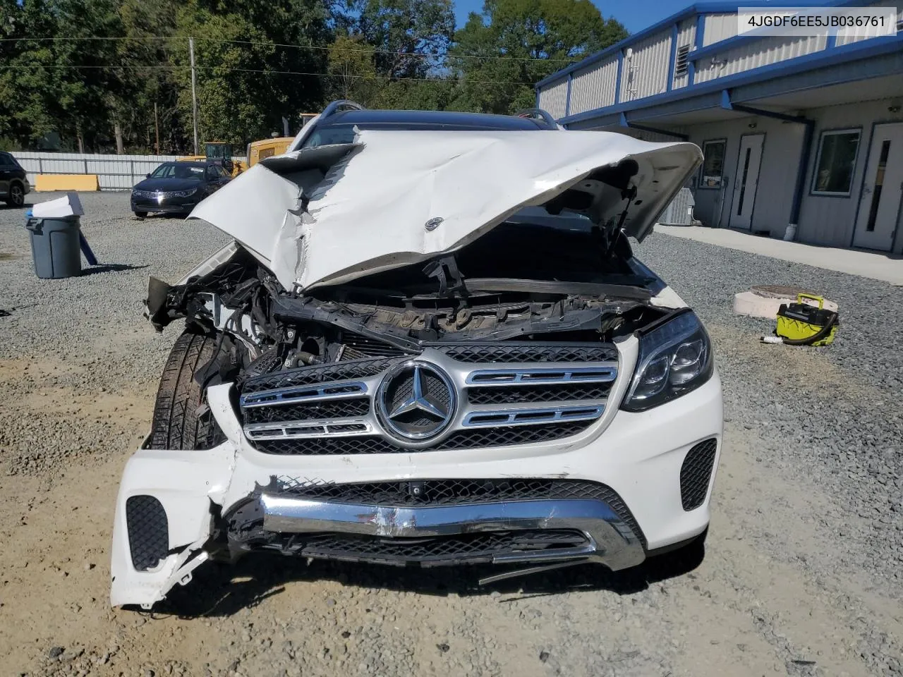 2018 Mercedes-Benz Gls 450 4Matic VIN: 4JGDF6EE5JB036761 Lot: 75816664