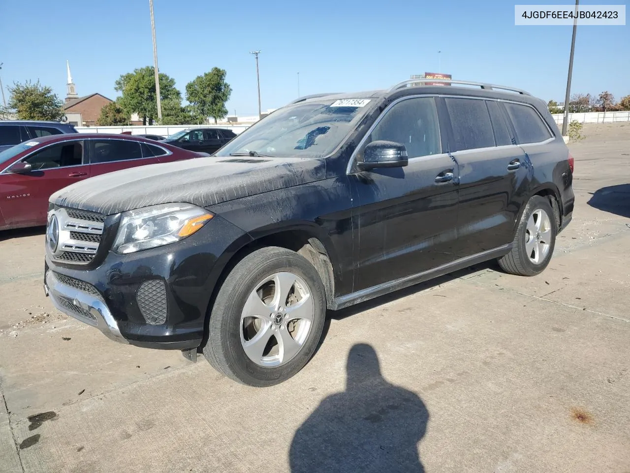 2018 Mercedes-Benz Gls 450 4Matic VIN: 4JGDF6EE4JB042423 Lot: 76717354