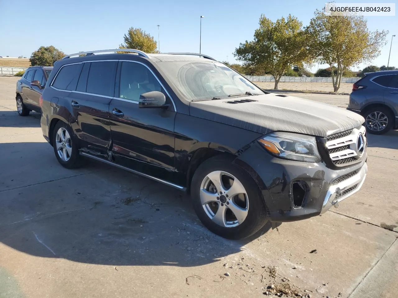 2018 Mercedes-Benz Gls 450 4Matic VIN: 4JGDF6EE4JB042423 Lot: 76717354