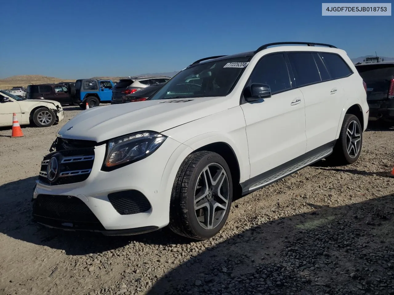 2018 Mercedes-Benz Gls 550 4Matic VIN: 4JGDF7DE5JB018753 Lot: 77225204