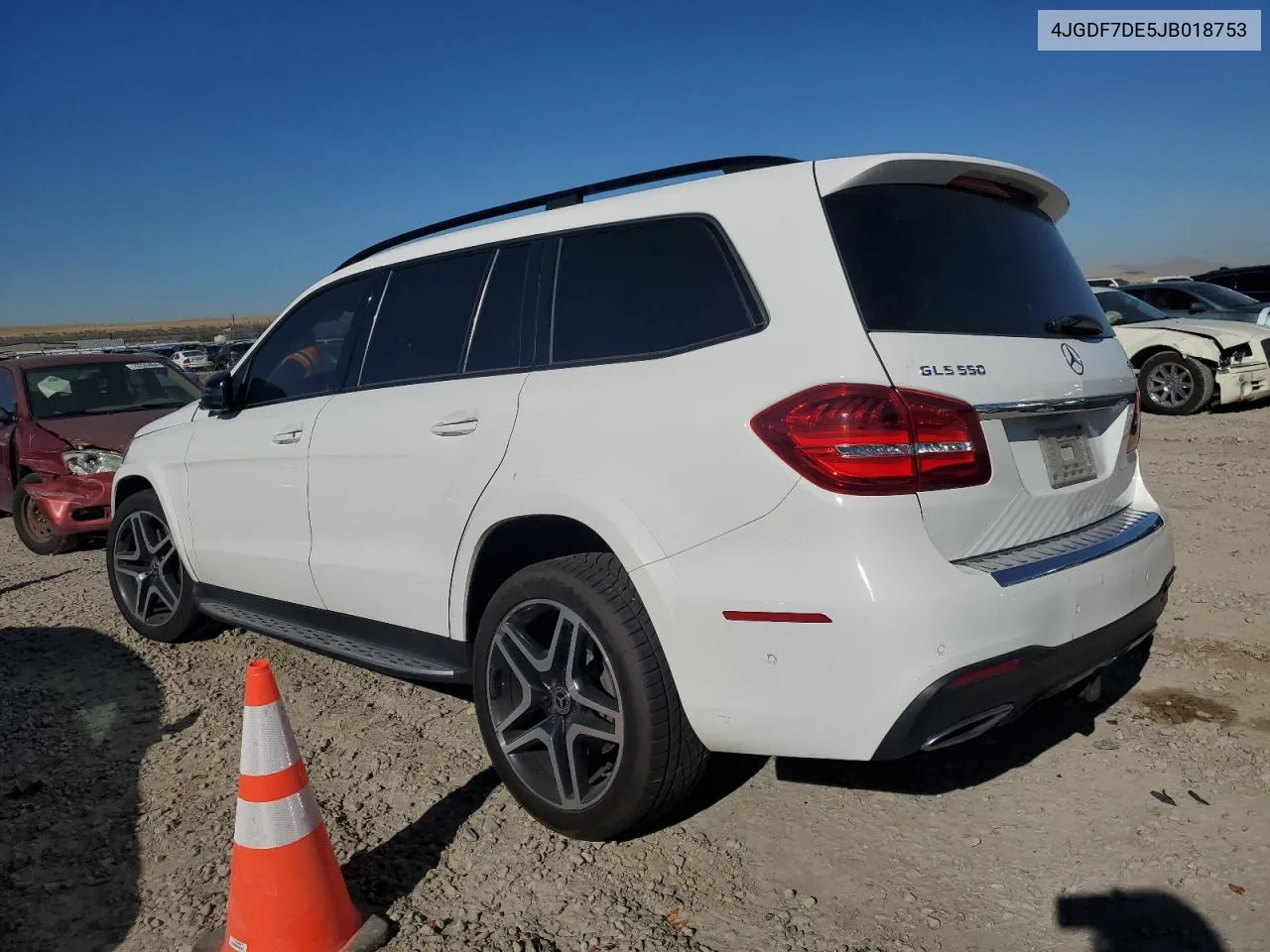 2018 Mercedes-Benz Gls 550 4Matic VIN: 4JGDF7DE5JB018753 Lot: 77225204