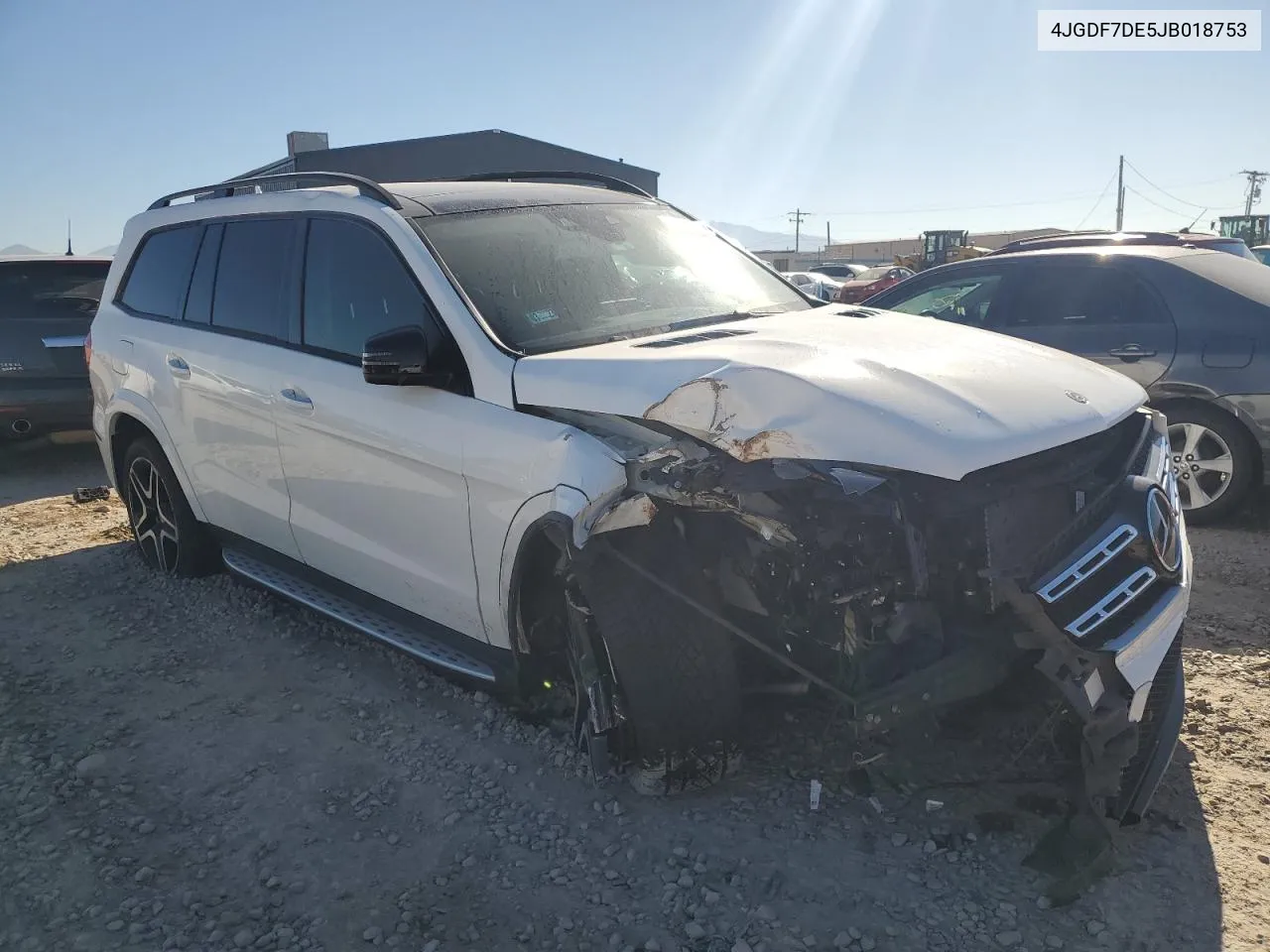 2018 Mercedes-Benz Gls 550 4Matic VIN: 4JGDF7DE5JB018753 Lot: 77225204