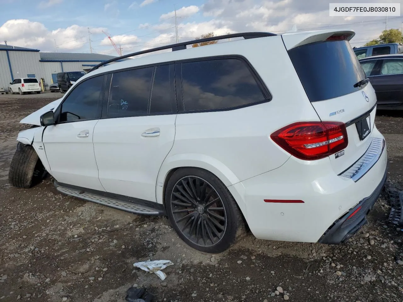 2018 Mercedes-Benz Gls 63 Amg 4Matic VIN: 4JGDF7FE0JB030810 Lot: 77595324