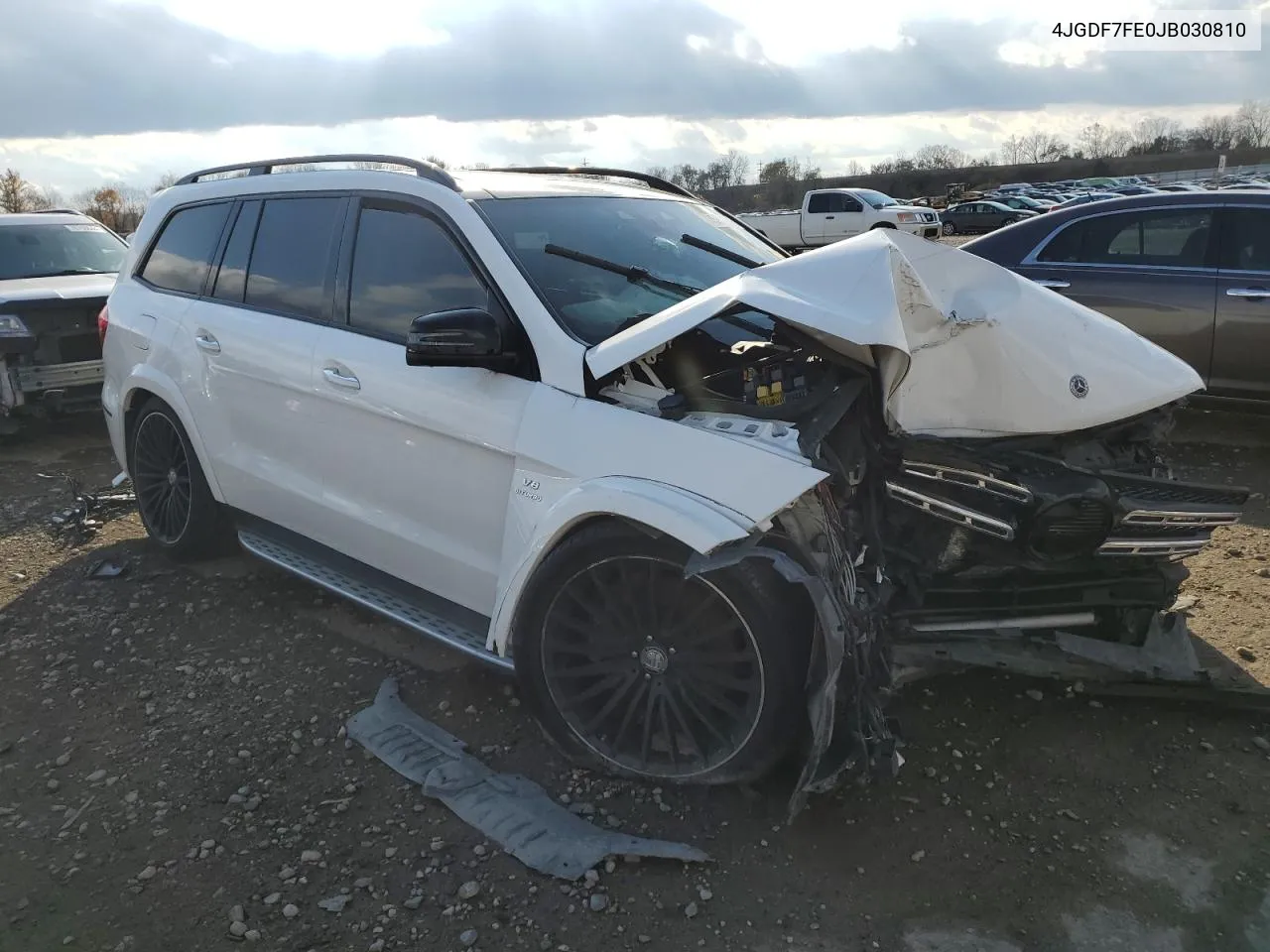 2018 Mercedes-Benz Gls 63 Amg 4Matic VIN: 4JGDF7FE0JB030810 Lot: 77595324