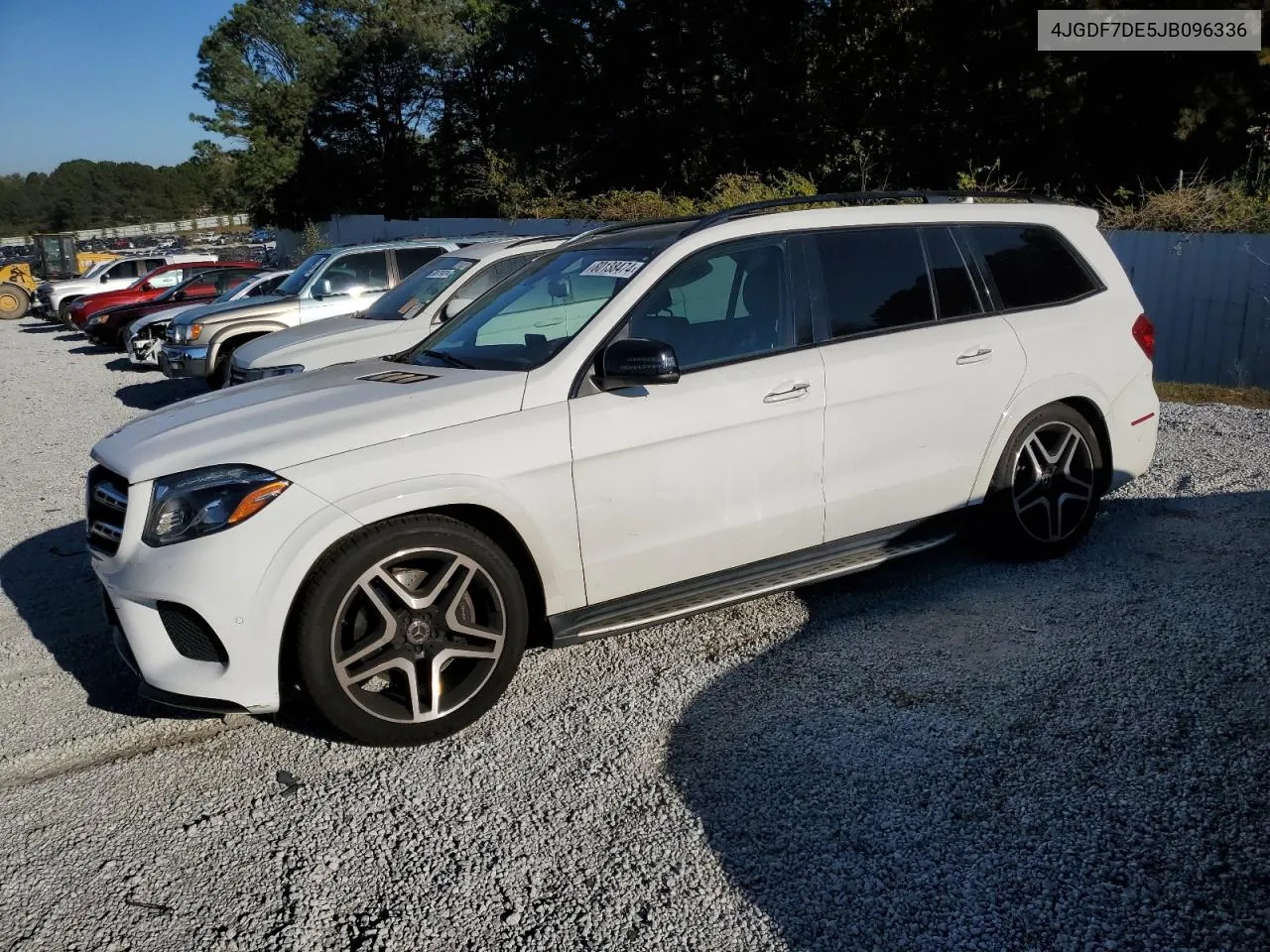 2018 Mercedes-Benz Gls 550 4Matic VIN: 4JGDF7DE5JB096336 Lot: 80138474