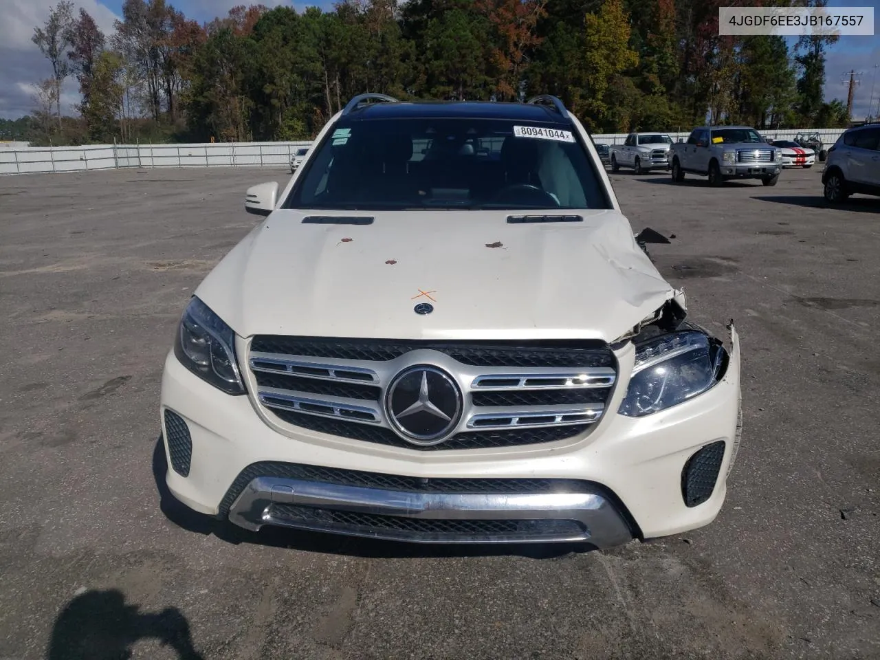 2018 Mercedes-Benz Gls 450 4Matic VIN: 4JGDF6EE3JB167557 Lot: 80941044