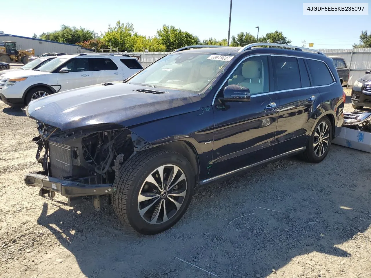 2019 Mercedes-Benz Gls 450 4Matic VIN: 4JGDF6EE5KB235097 Lot: 60946624