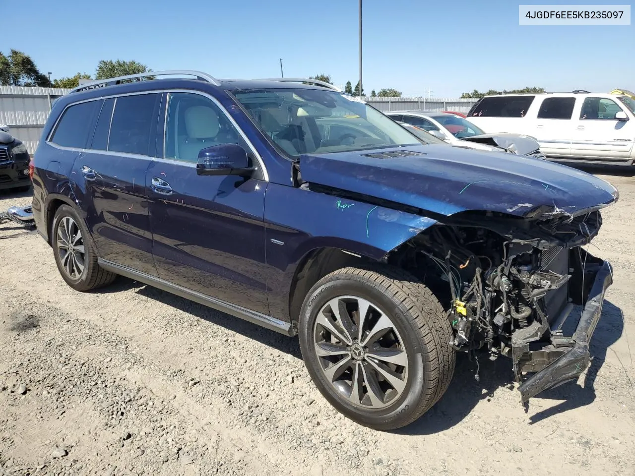 2019 Mercedes-Benz Gls 450 4Matic VIN: 4JGDF6EE5KB235097 Lot: 60946624