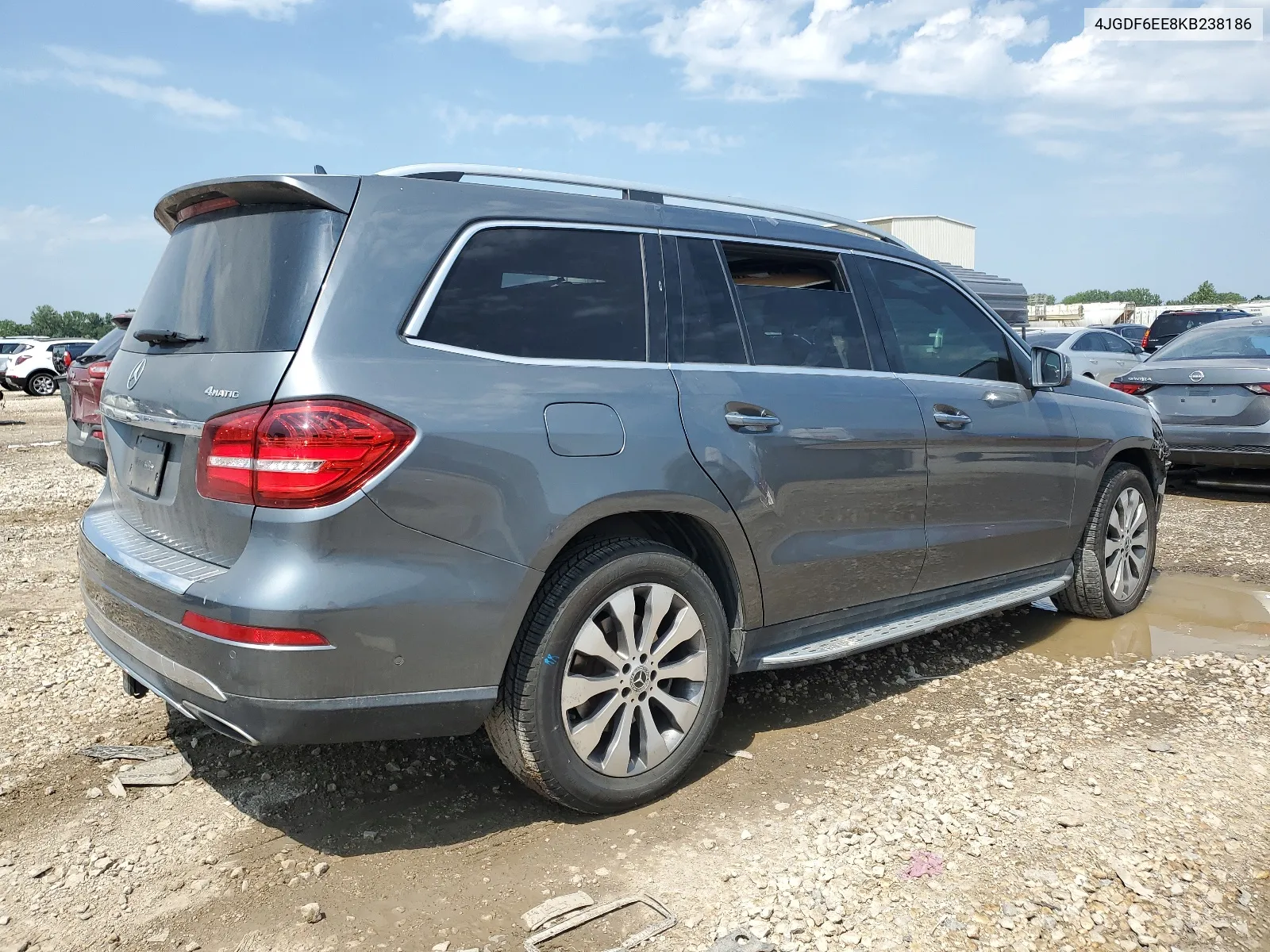 2019 Mercedes-Benz Gls 450 4Matic VIN: 4JGDF6EE8KB238186 Lot: 62126584