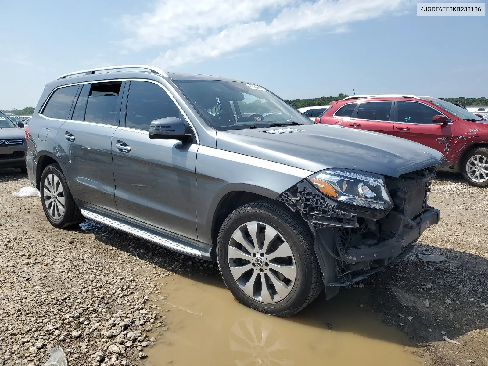 2019 Mercedes-Benz Gls 450 4Matic VIN: 4JGDF6EE8KB238186 Lot: 62126584