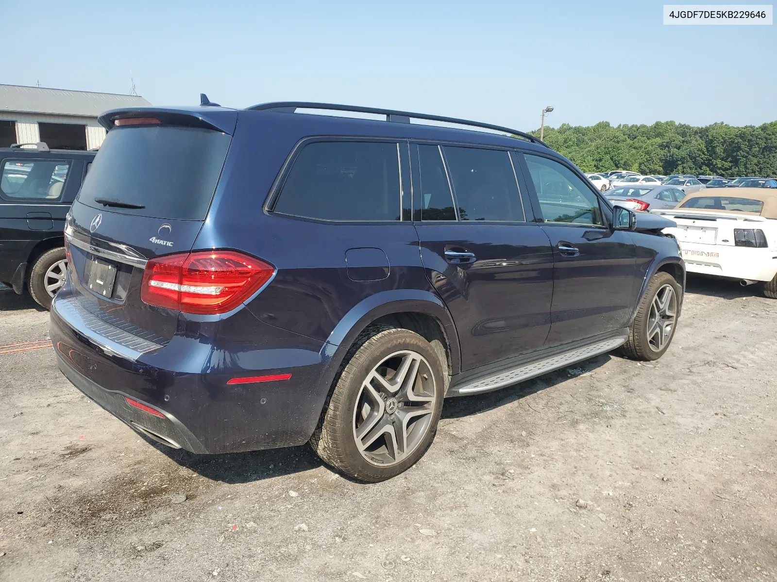 2019 Mercedes-Benz Gls 550 4Matic VIN: 4JGDF7DE5KB229646 Lot: 65282644