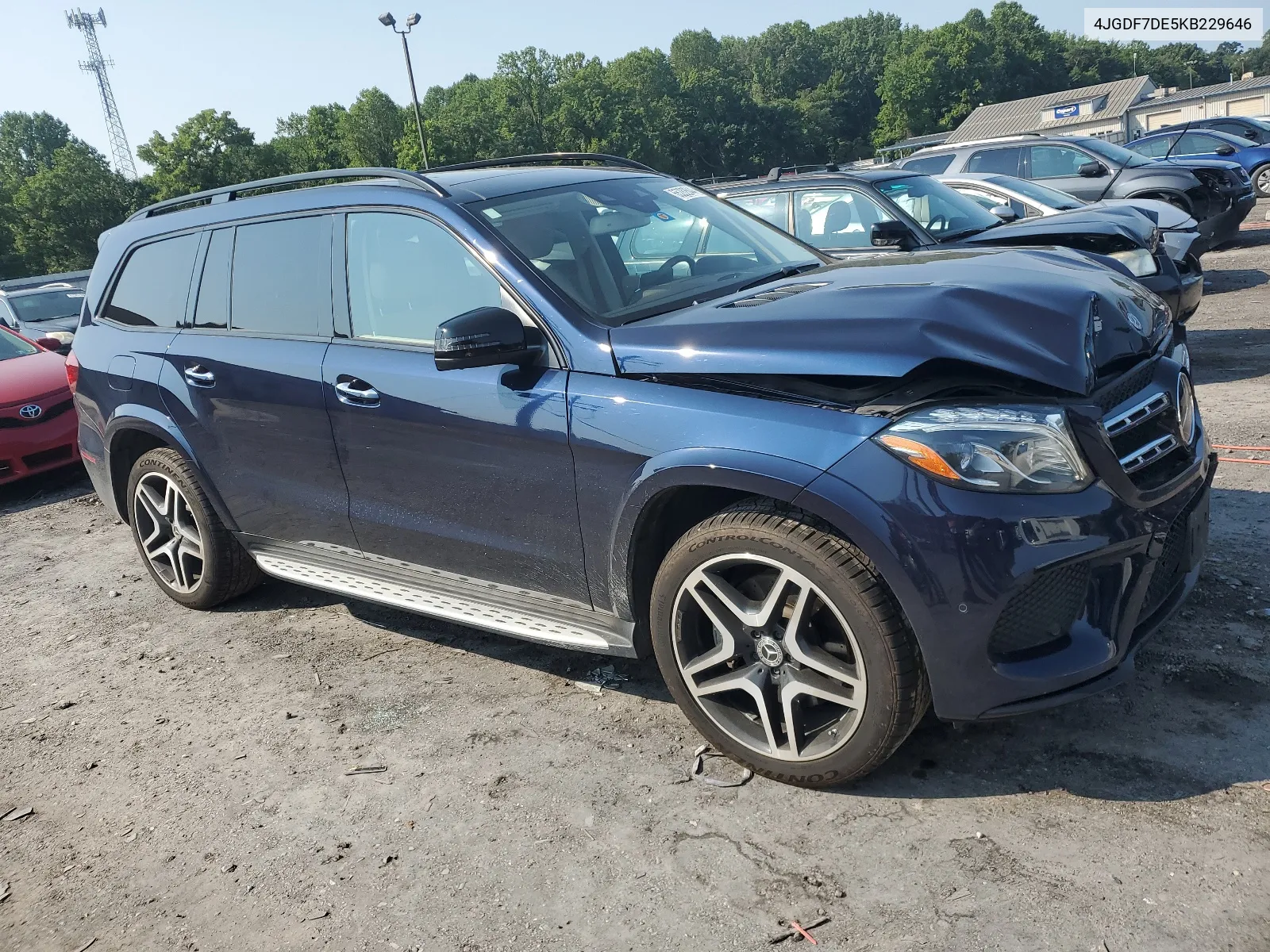 2019 Mercedes-Benz Gls 550 4Matic VIN: 4JGDF7DE5KB229646 Lot: 65282644