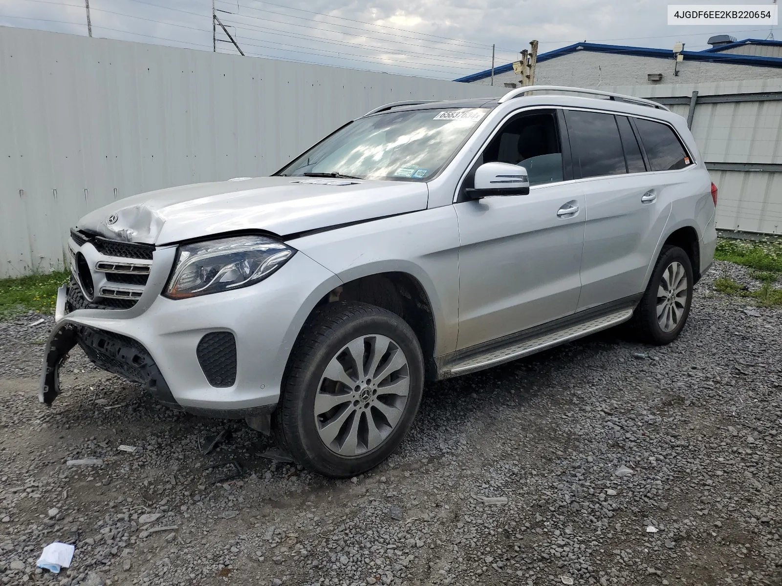 2019 Mercedes-Benz Gls 450 4Matic VIN: 4JGDF6EE2KB220654 Lot: 65837634