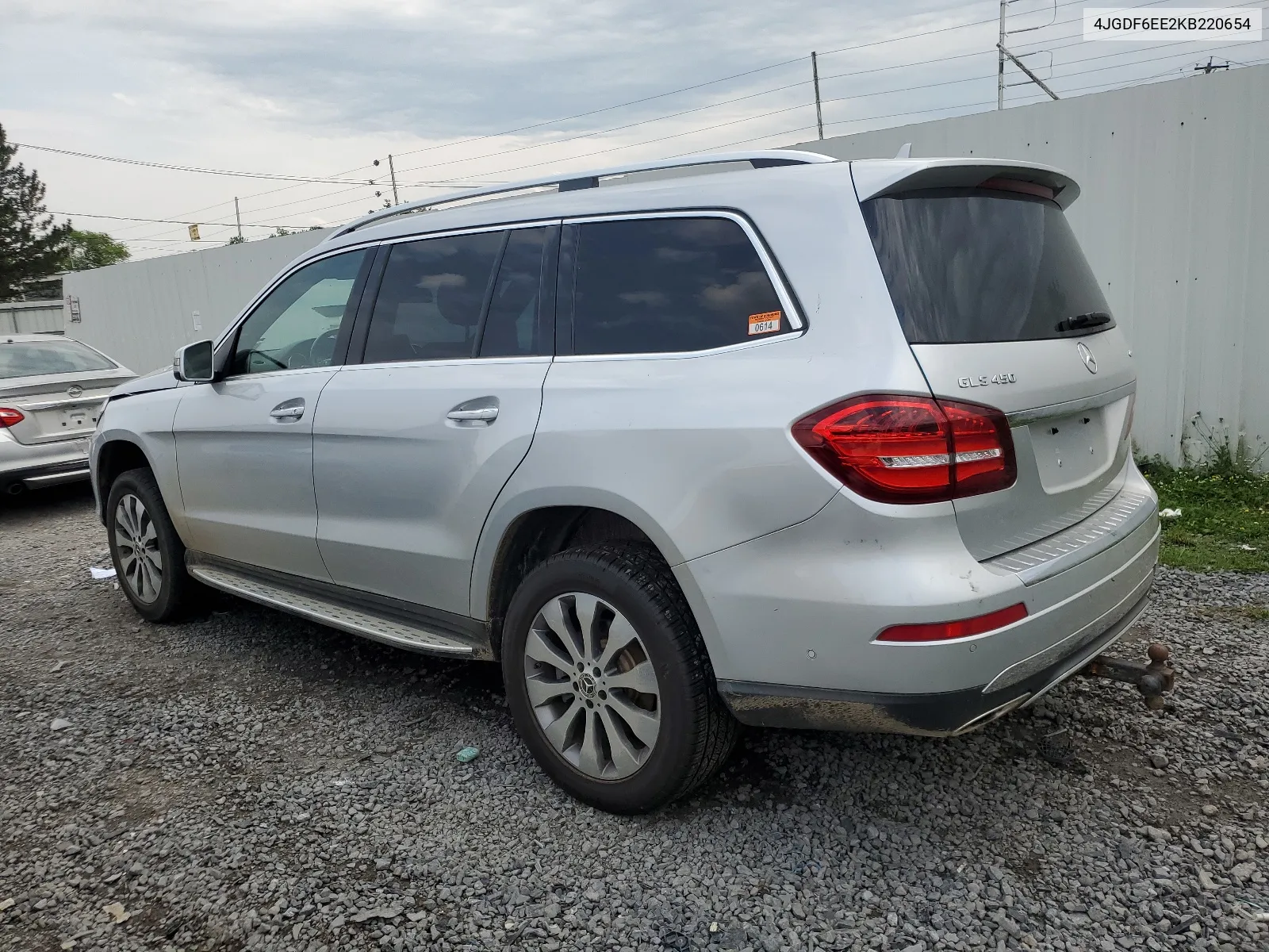 2019 Mercedes-Benz Gls 450 4Matic VIN: 4JGDF6EE2KB220654 Lot: 65837634