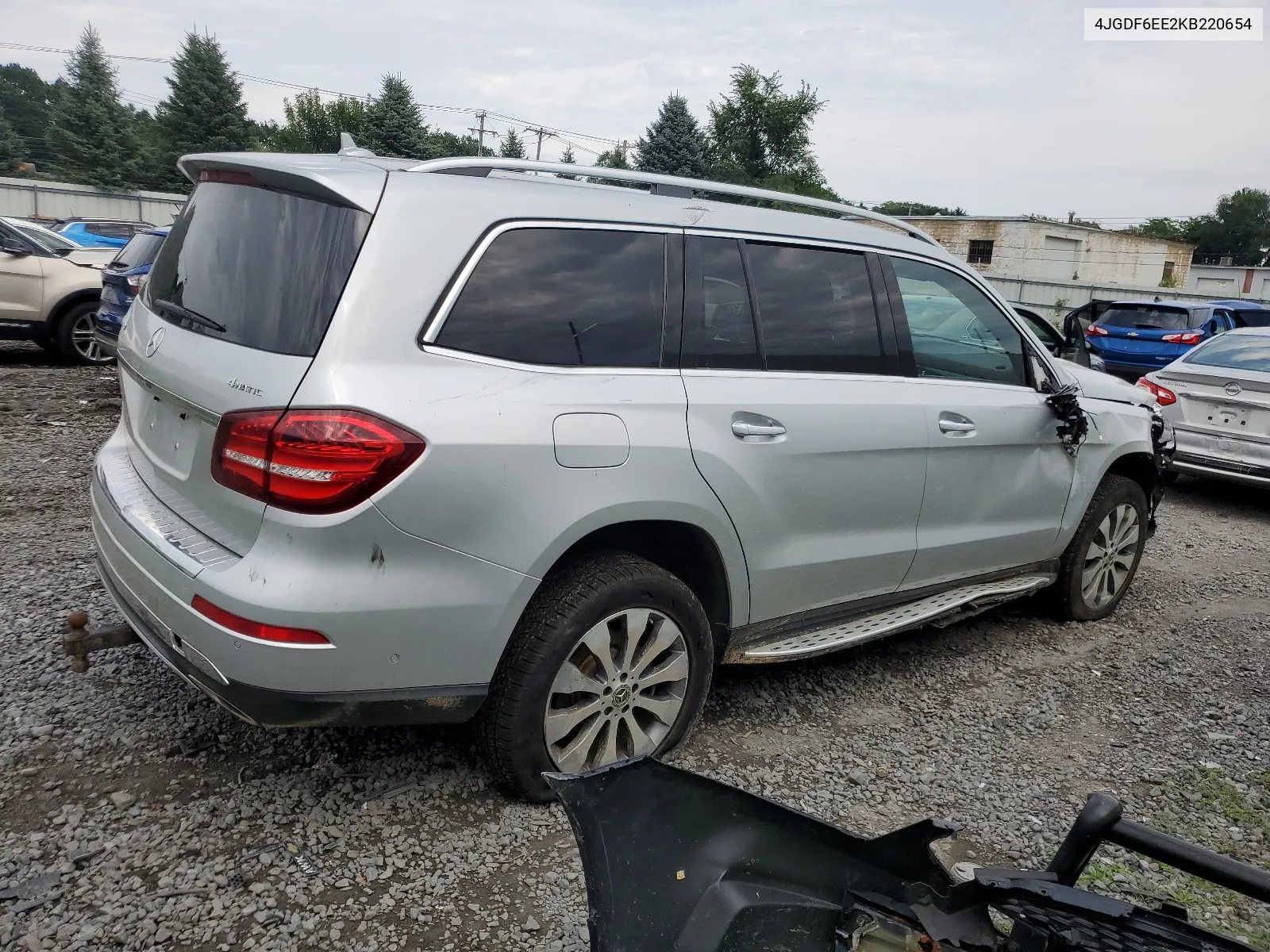 2019 Mercedes-Benz Gls 450 4Matic VIN: 4JGDF6EE2KB220654 Lot: 65837634