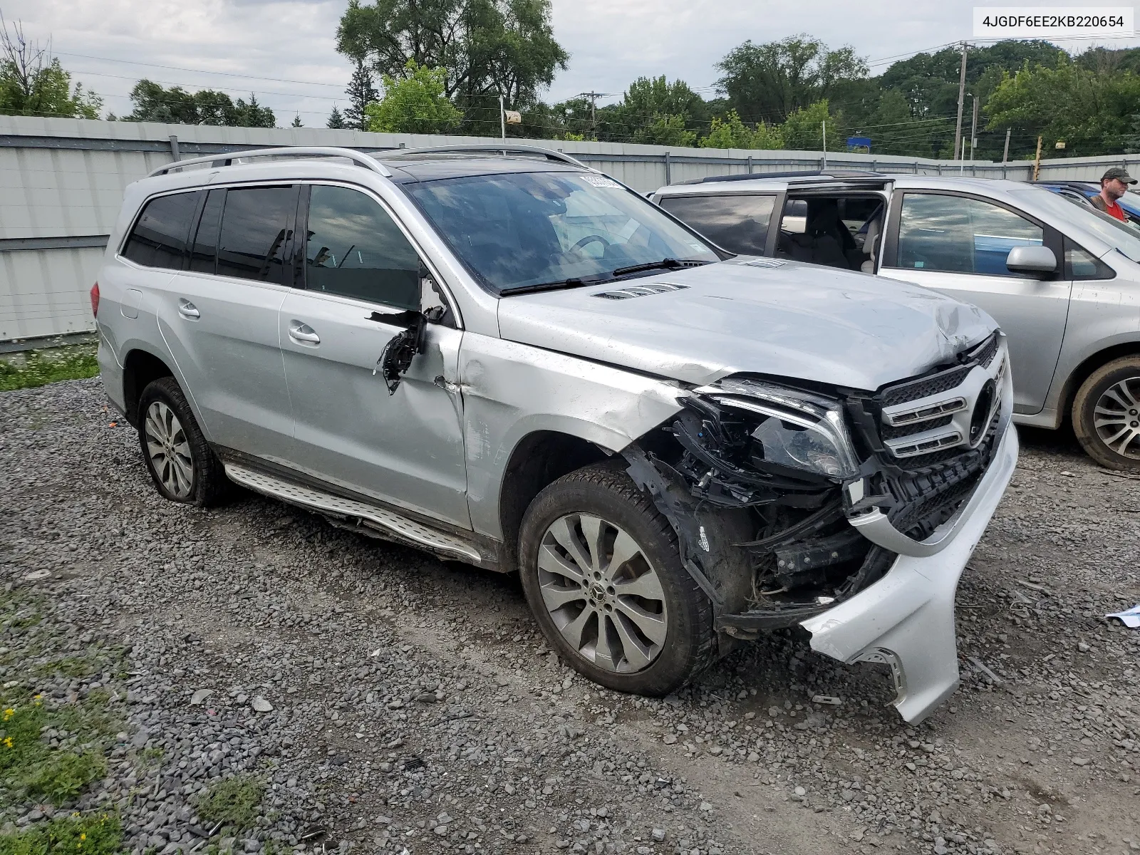 2019 Mercedes-Benz Gls 450 4Matic VIN: 4JGDF6EE2KB220654 Lot: 65837634