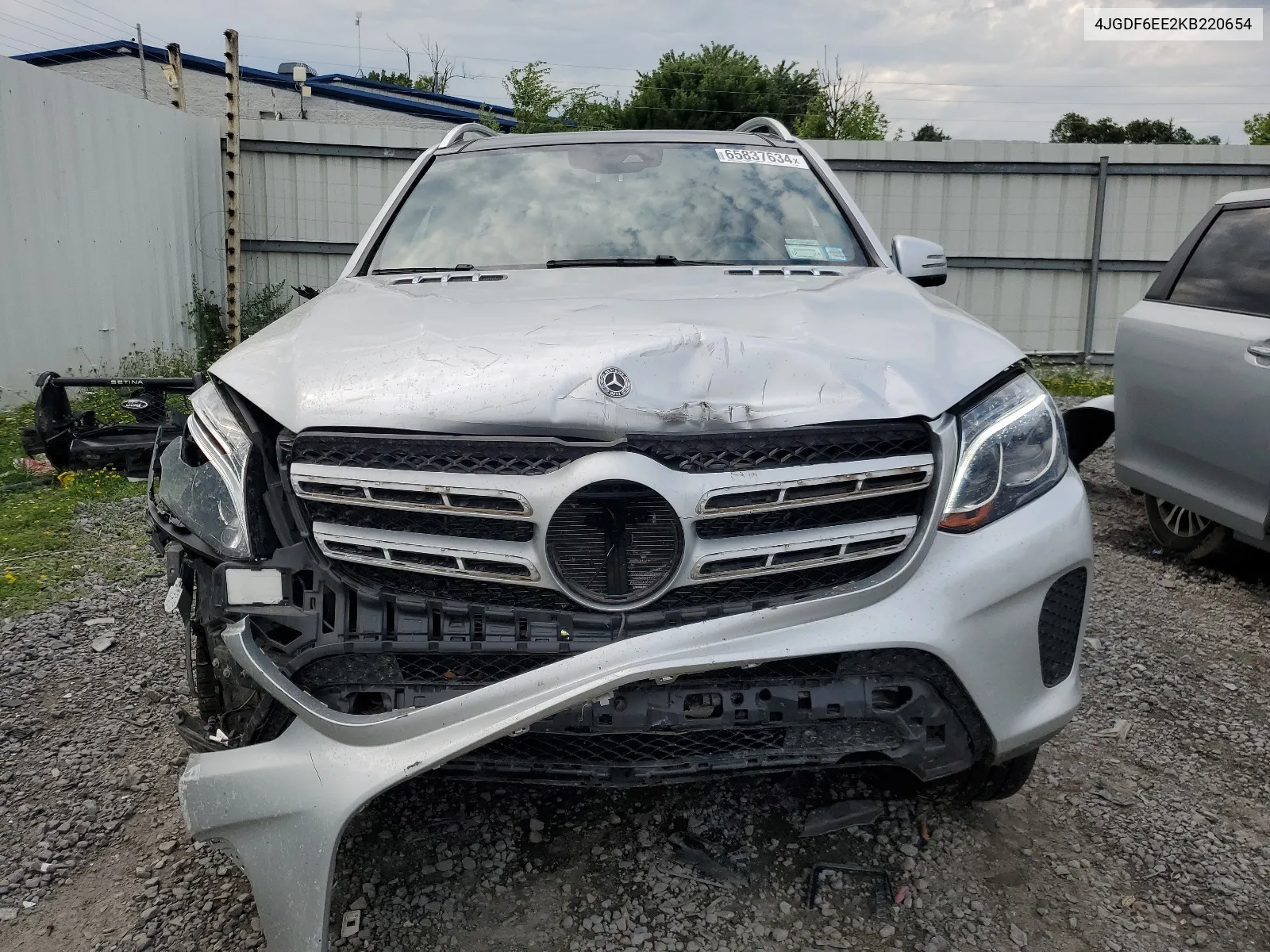 2019 Mercedes-Benz Gls 450 4Matic VIN: 4JGDF6EE2KB220654 Lot: 65837634