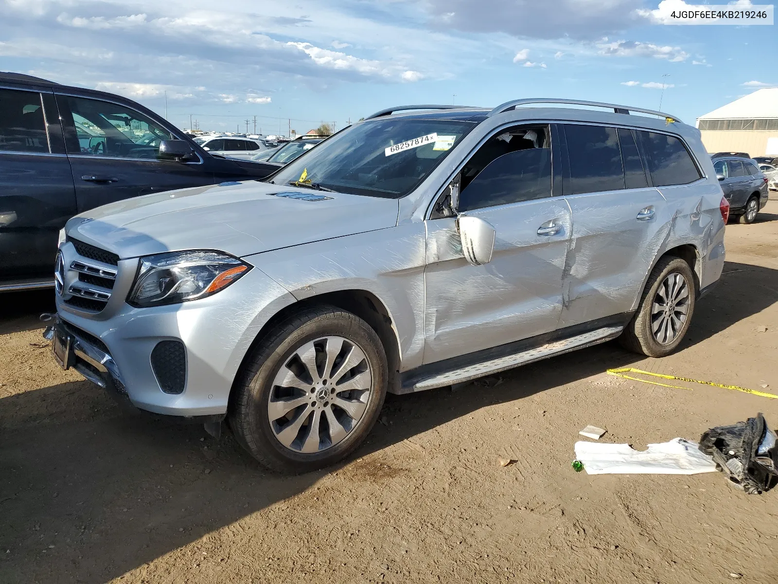 2019 Mercedes-Benz Gls 450 4Matic VIN: 4JGDF6EE4KB219246 Lot: 68257874