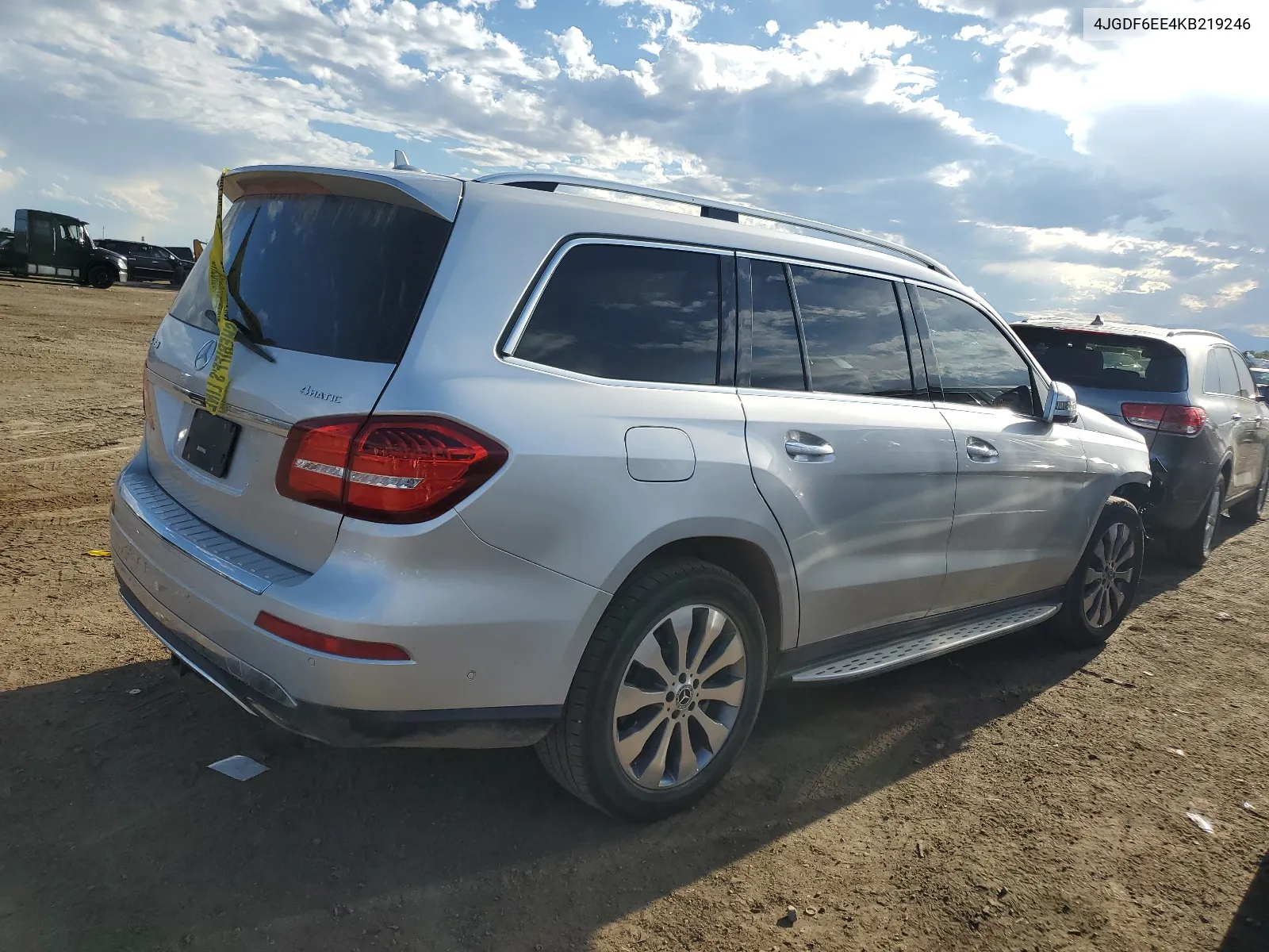 2019 Mercedes-Benz Gls 450 4Matic VIN: 4JGDF6EE4KB219246 Lot: 68257874