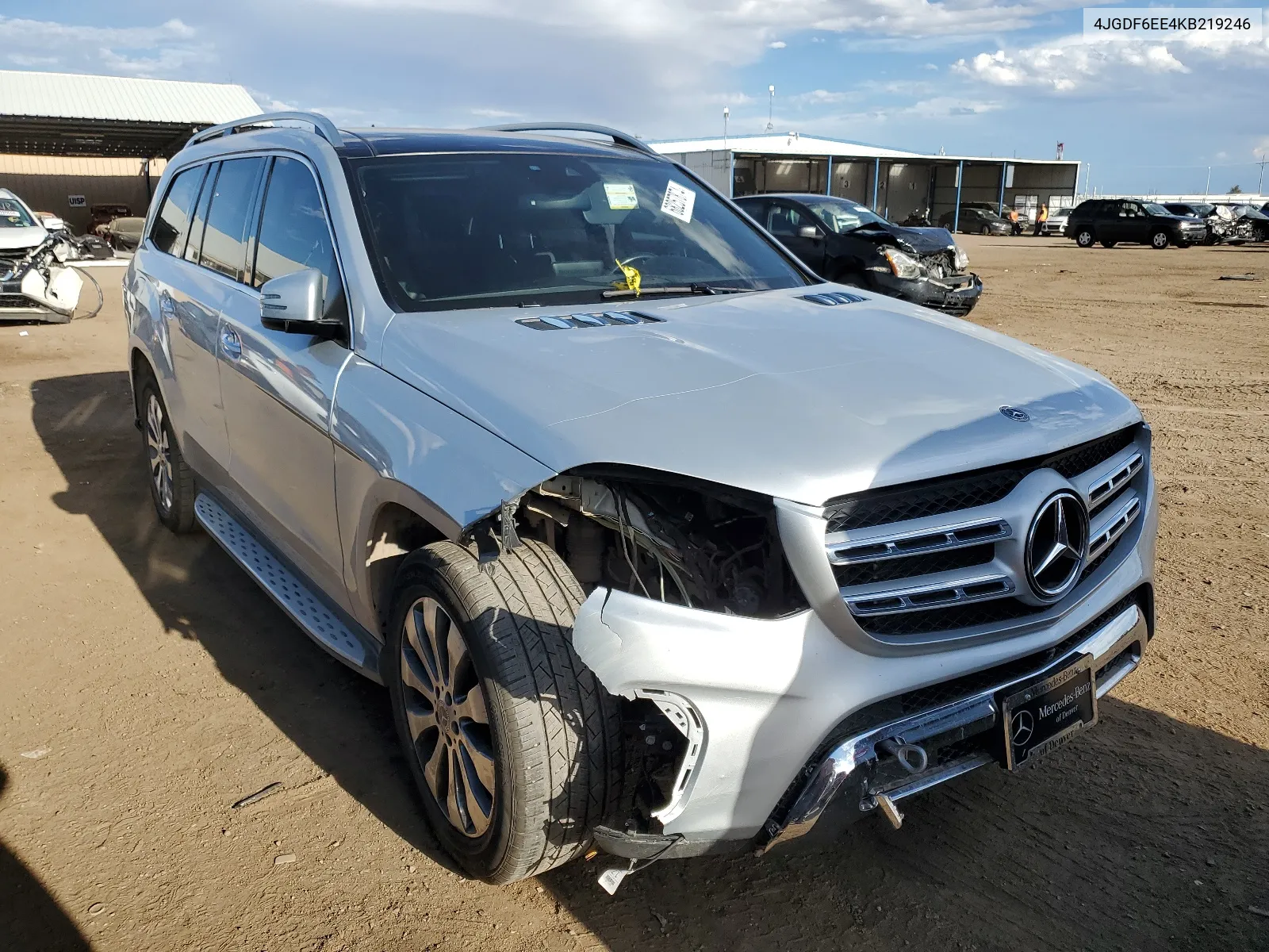 2019 Mercedes-Benz Gls 450 4Matic VIN: 4JGDF6EE4KB219246 Lot: 68257874