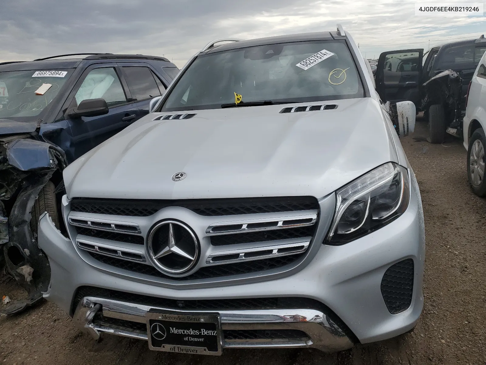 2019 Mercedes-Benz Gls 450 4Matic VIN: 4JGDF6EE4KB219246 Lot: 68257874