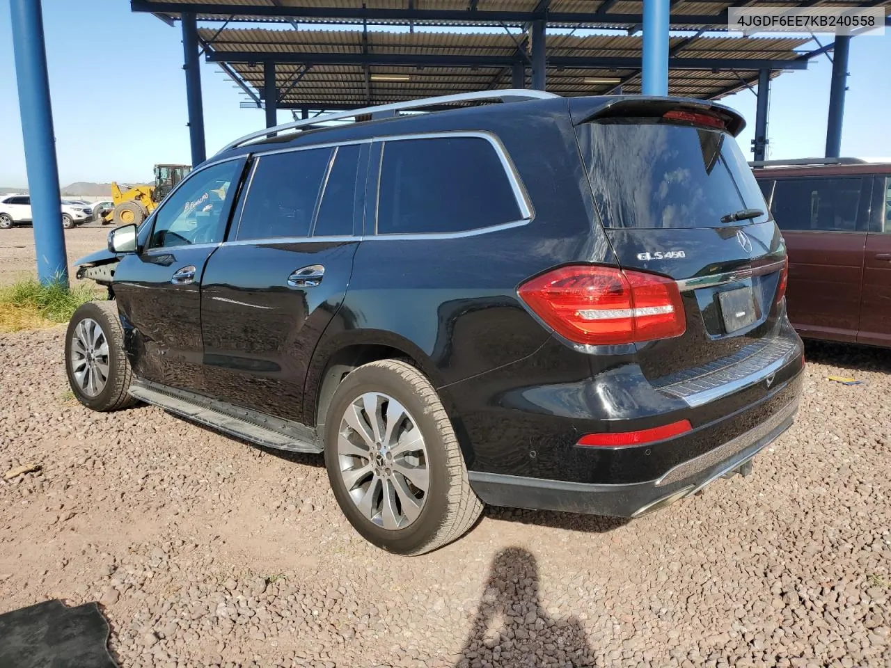 2019 Mercedes-Benz Gls 450 4Matic VIN: 4JGDF6EE7KB240558 Lot: 69334184