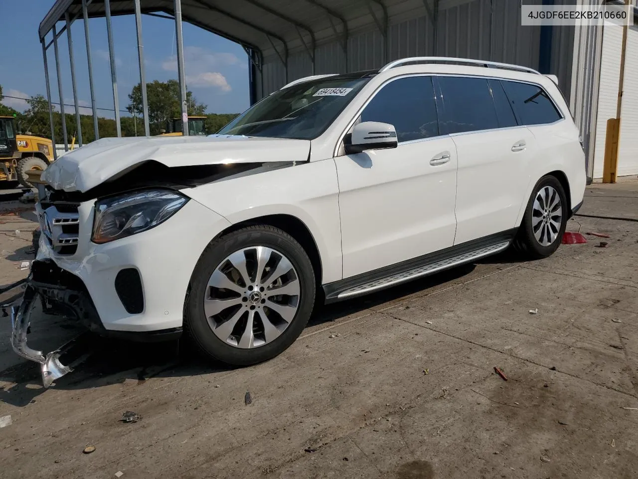 2019 Mercedes-Benz Gls 450 4Matic VIN: 4JGDF6EE2KB210660 Lot: 69418454