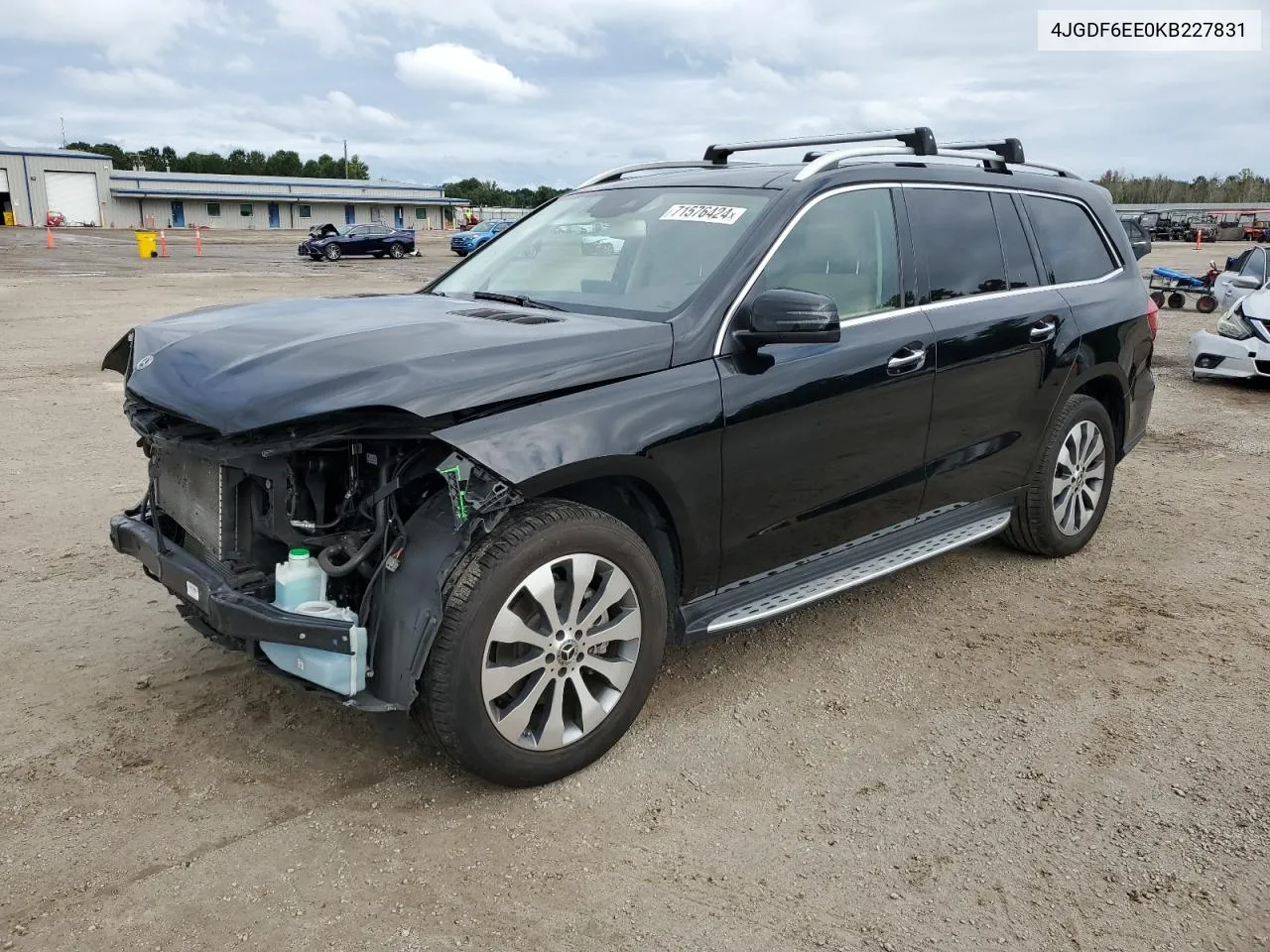 2019 Mercedes-Benz Gls 450 4Matic VIN: 4JGDF6EE0KB227831 Lot: 71576424