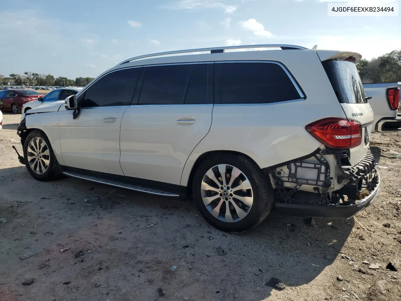 2019 Mercedes-Benz Gls 450 4Matic VIN: 4JGDF6EEXKB234494 Lot: 71784914