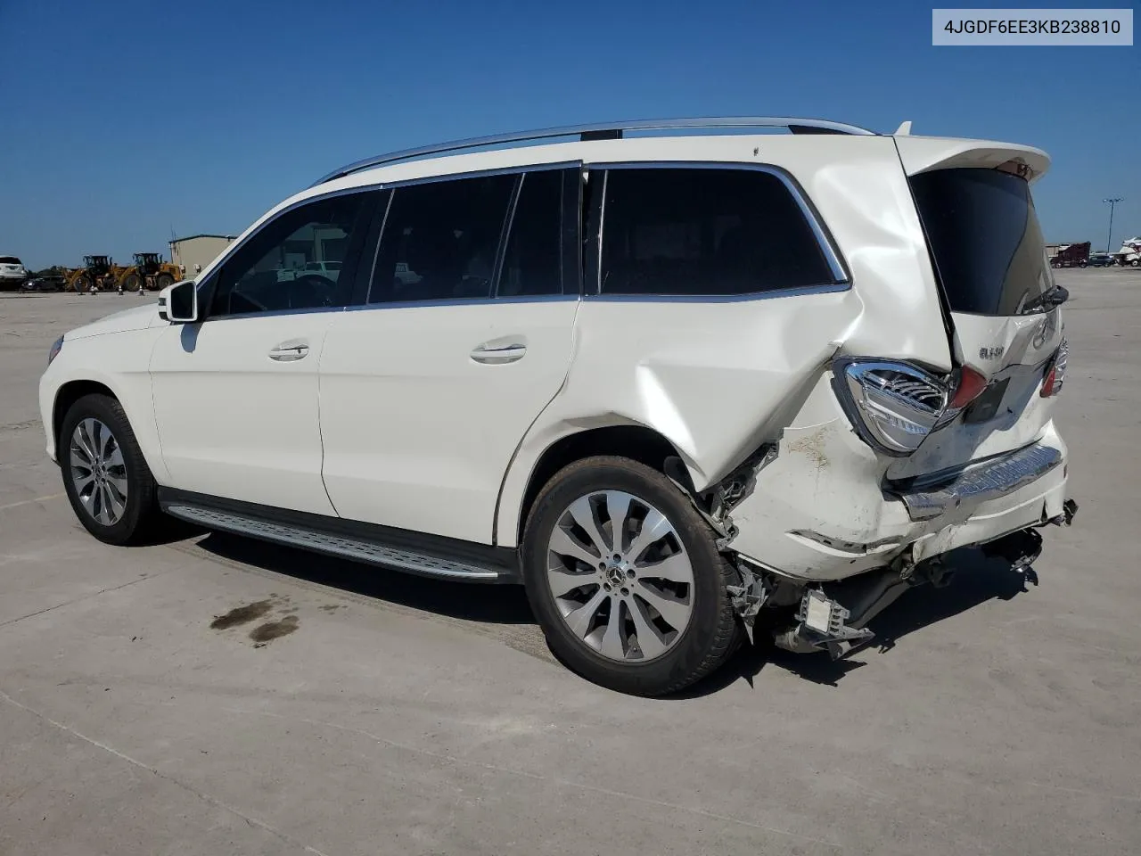 2019 Mercedes-Benz Gls 450 4Matic VIN: 4JGDF6EE3KB238810 Lot: 73689694