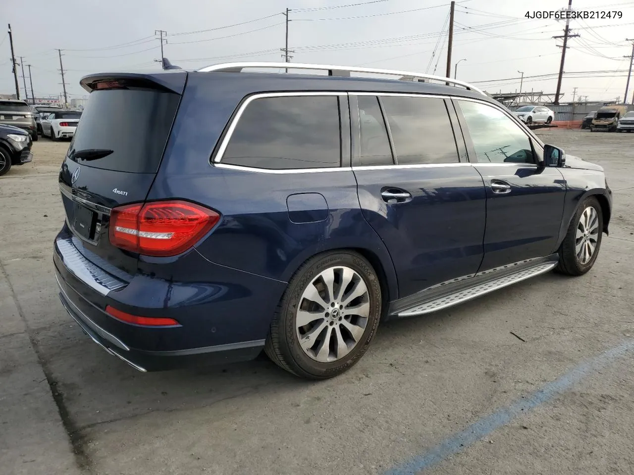 2019 Mercedes-Benz Gls 450 4Matic VIN: 4JGDF6EE3KB212479 Lot: 74599644