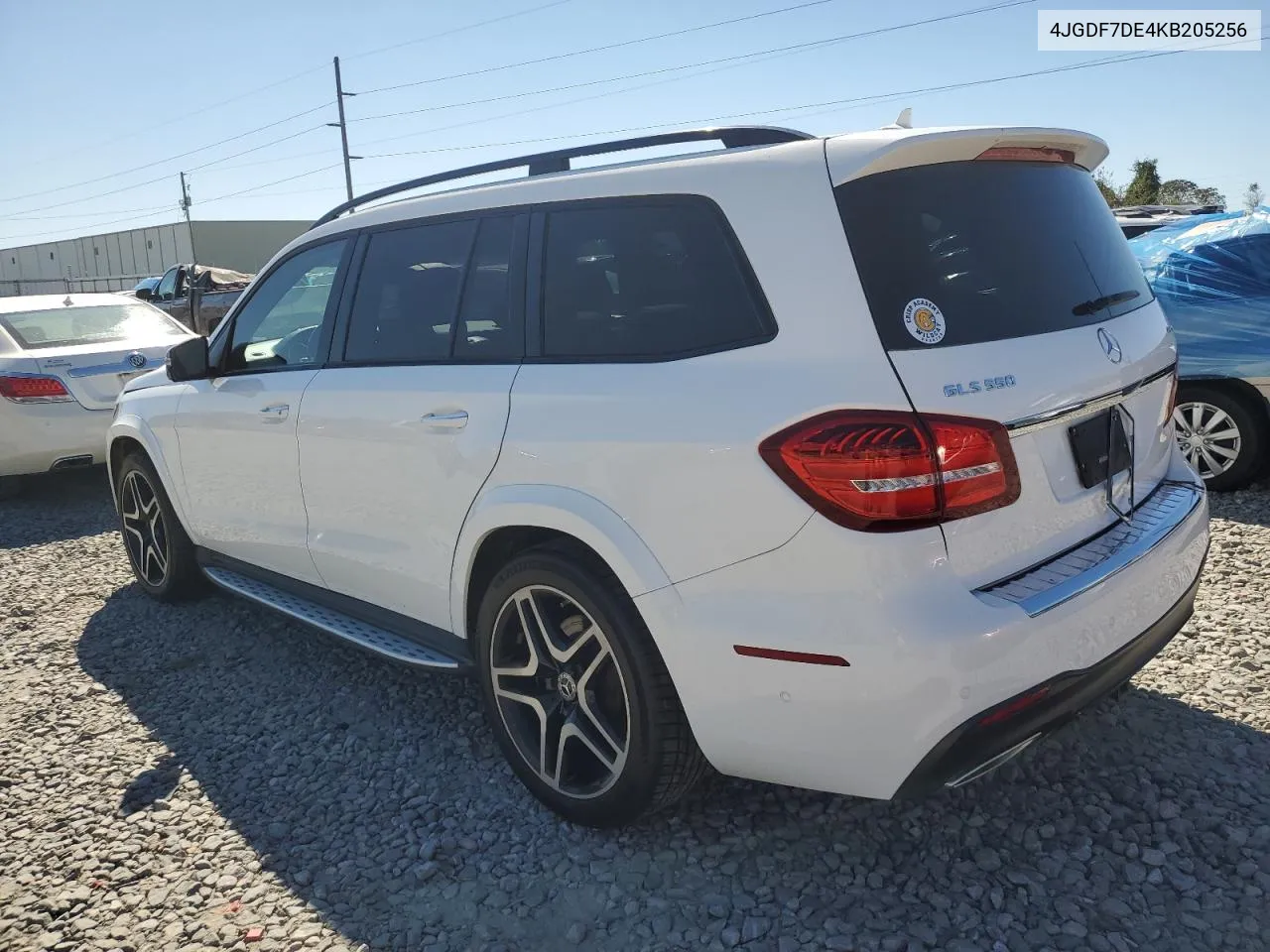 2019 Mercedes-Benz Gls 550 4Matic VIN: 4JGDF7DE4KB205256 Lot: 75401074