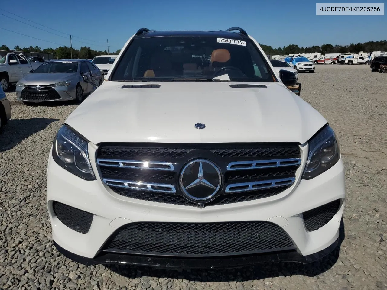 2019 Mercedes-Benz Gls 550 4Matic VIN: 4JGDF7DE4KB205256 Lot: 75401074