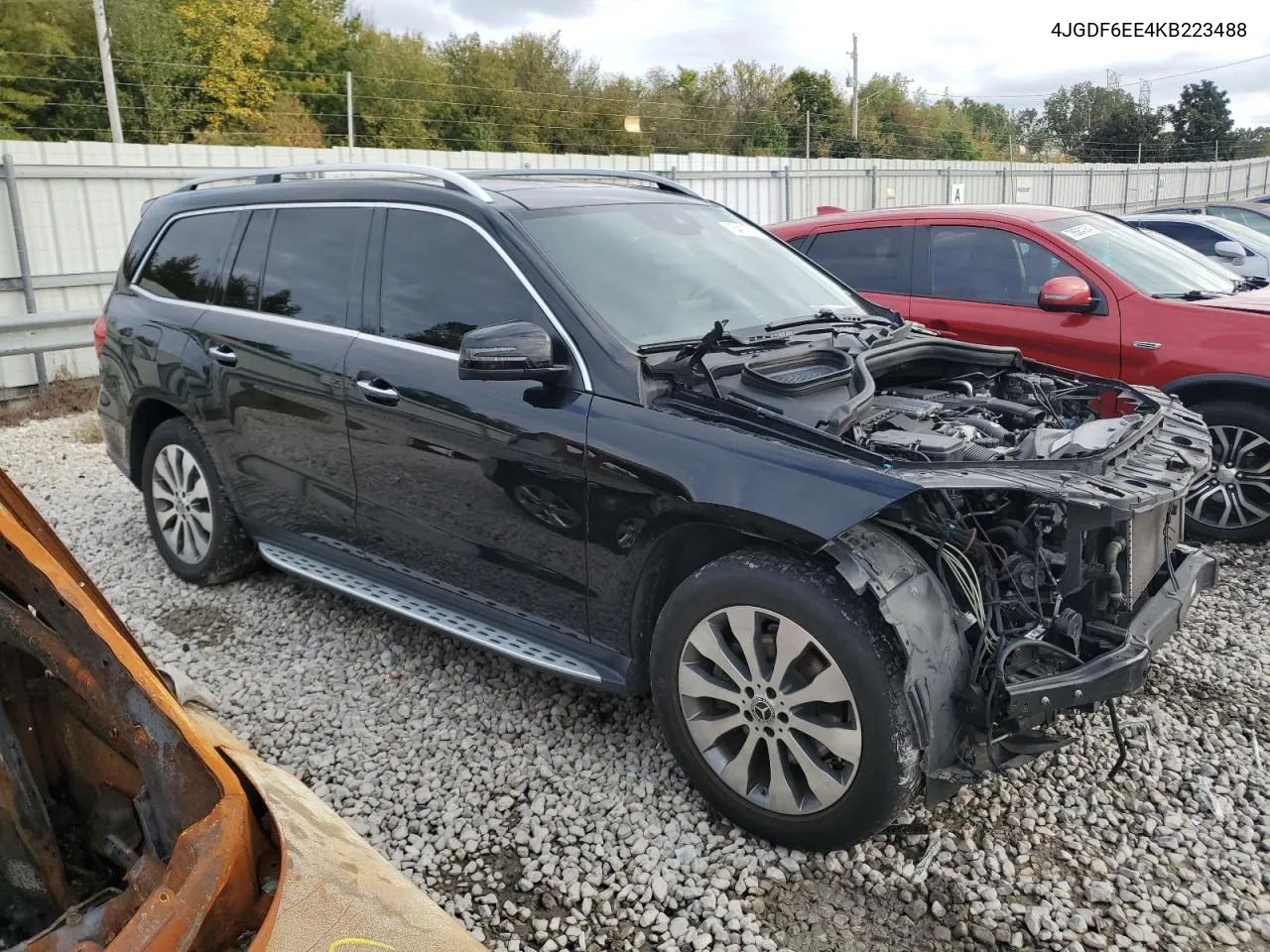 2019 Mercedes-Benz Gls 450 4Matic VIN: 4JGDF6EE4KB223488 Lot: 78411714